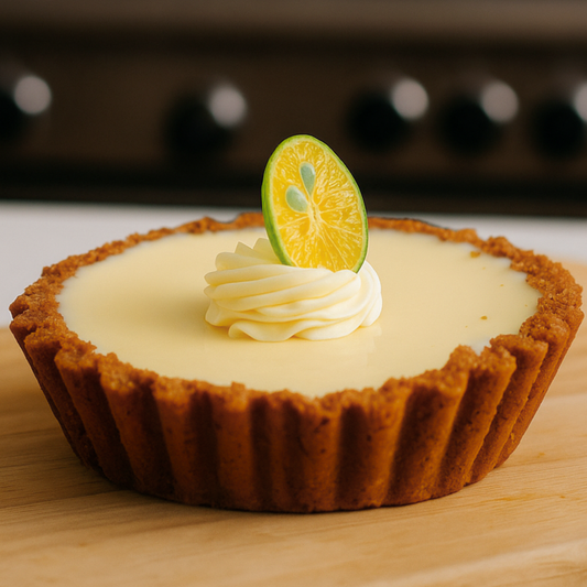 Close-up of Joe's mini calamansi pies